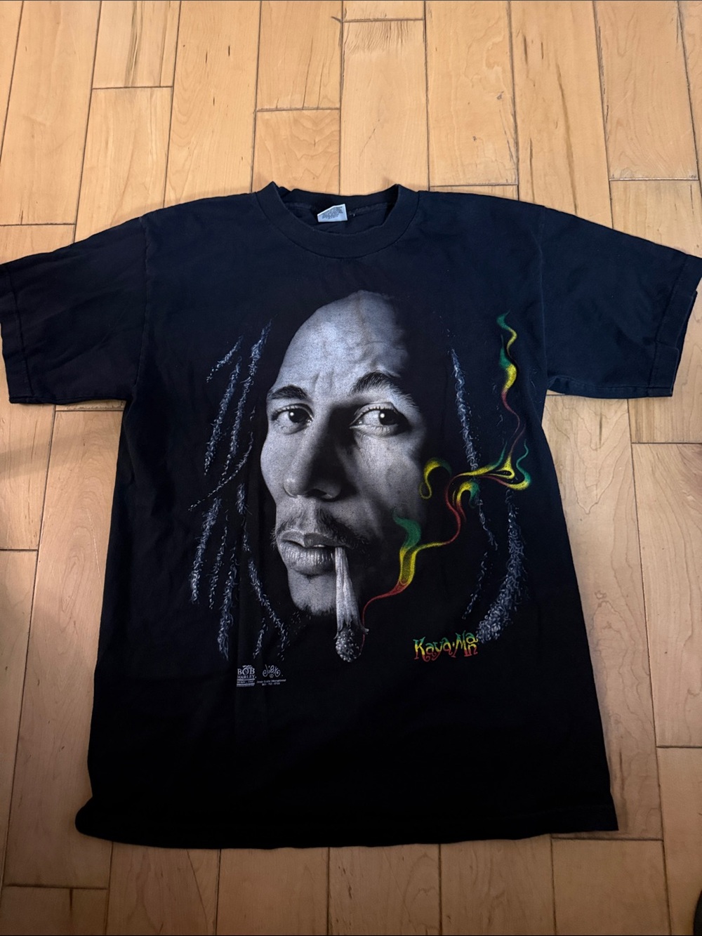 Black Mixed-Bob Marley Tee
